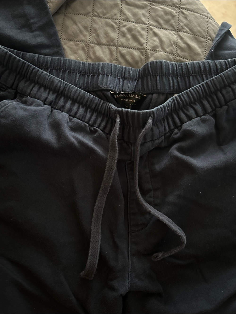 Banana Republic Men's Black Drawstring Joggers